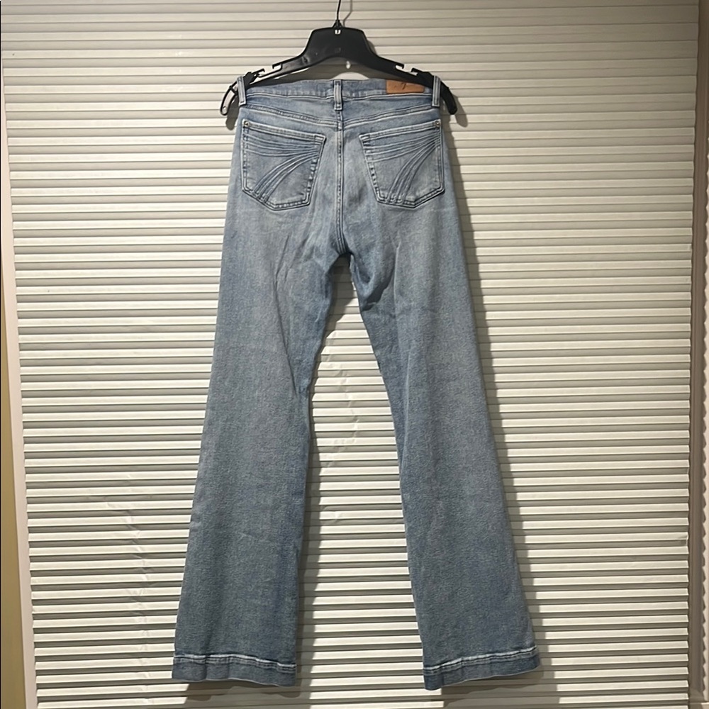 7 For All Mankind Light Blue Boot Cut Jeans - Picture 2 of 8